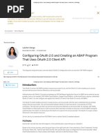 Configuring OAuth 2.0 and Creating An ABAP Program That Uses OAuth 2.0 Client API - SAP Blogs