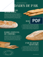 Infografía Panadería Elegante en Verde y Beige