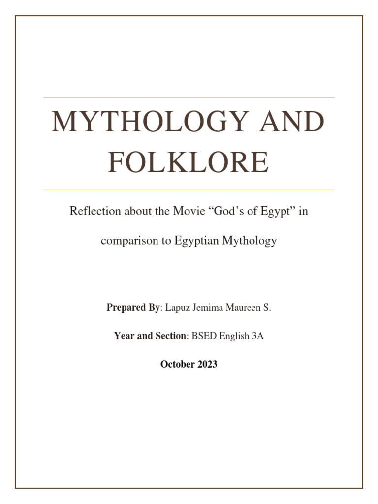 Mythology and folklore pdf horus religious belief and doctrine
