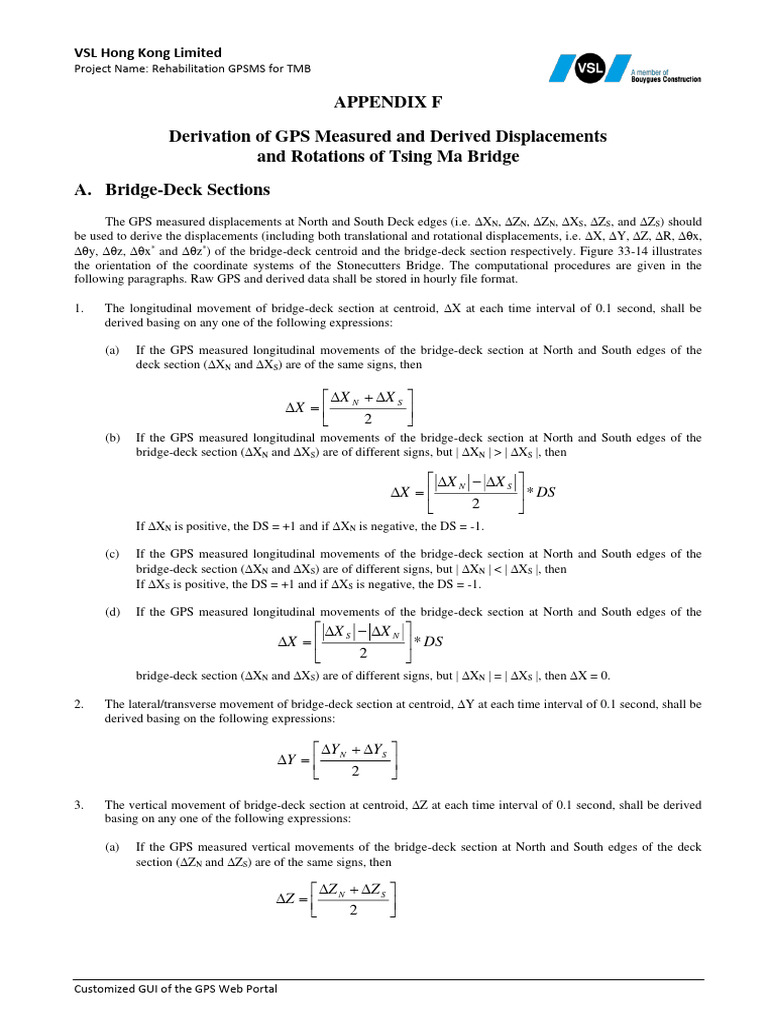 Appendix F Calulation of Displacement and Rotation | PDF | Euclidean ...
