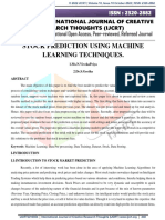 Stock Prediction Using Machine