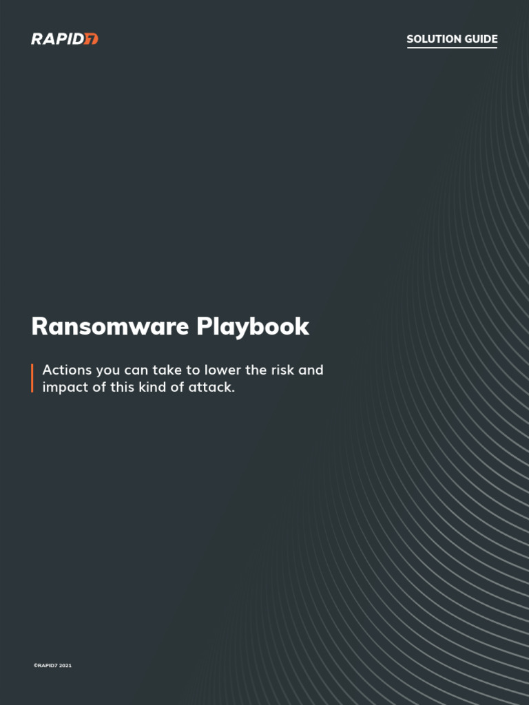 Ransomware Response Playbook Guide | PDF | Ransomware | Malware