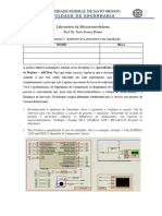 MCU Lab. Exp. 3 - Utilizando Os Recursos Do Simulador