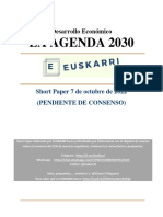 Desarrollo Económico. LA AGENDA 2030