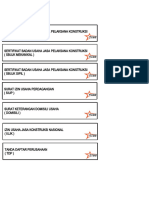 Daftar Isi Surat Perusahaan