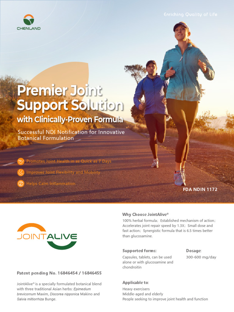 JointAlive Product Brochure | PDF | Pharmacy | Medicine