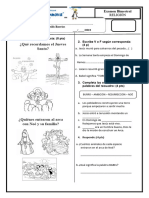 Bimestral I - Religion 3º