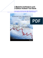 Financial Markets Institutions and Money 3rd Edition Kidwell Test Bank