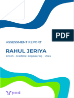 Rahul Jeriya: Assessment Report