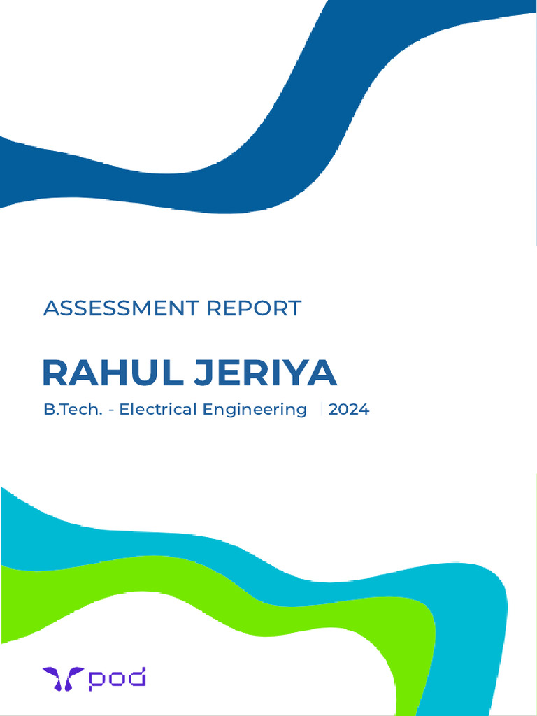 Rahul Jeriya: Assessment Report | PDF | Expert | Cognition