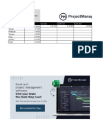 Timesheet Template ProjectManager WLNK