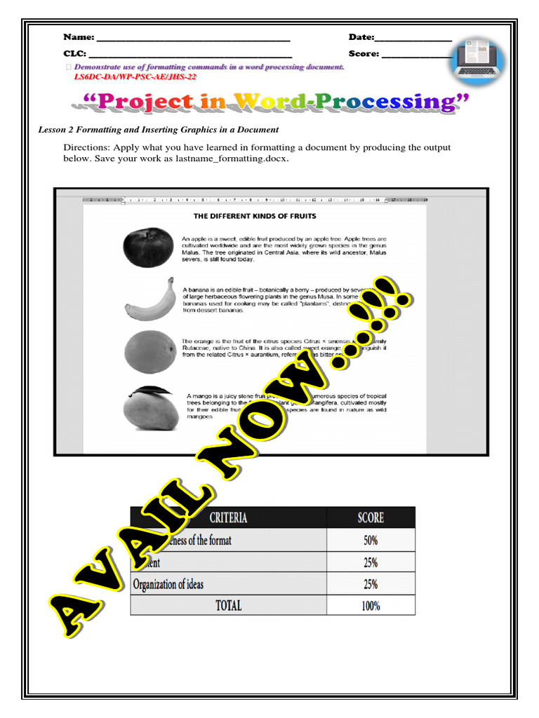MS Word Formatting Practice Assignment | PDF | Art | Computers