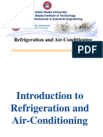 CHAPTER - 1 - Introduction To Refrigeration and Air Conditioning