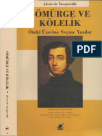 Alexis de Tocqueville - Sömürge Ve Kölelik