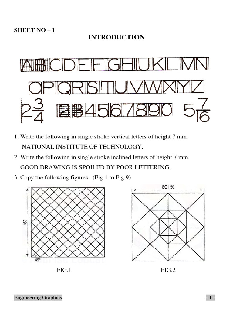 Sheet No. 1 | PDF