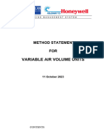 VAV Method of Statement - V1