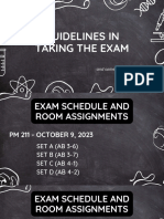 Exam Pointers