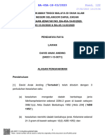 PP V David Anak Anding-H.Court-Acquittal
