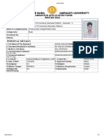 Kunal Kamble 5TH Sem Exam Form