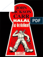 John Dickson Carr - Halál Az Öltözőben - Novellák