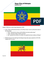 History Through Flags: Flag of Ethiopia: Oldest Tri-Colour in Continuous Use