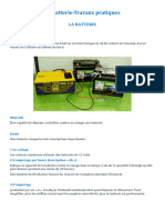 La Batterie Travaux Pratiques Site