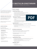 Resume Sample