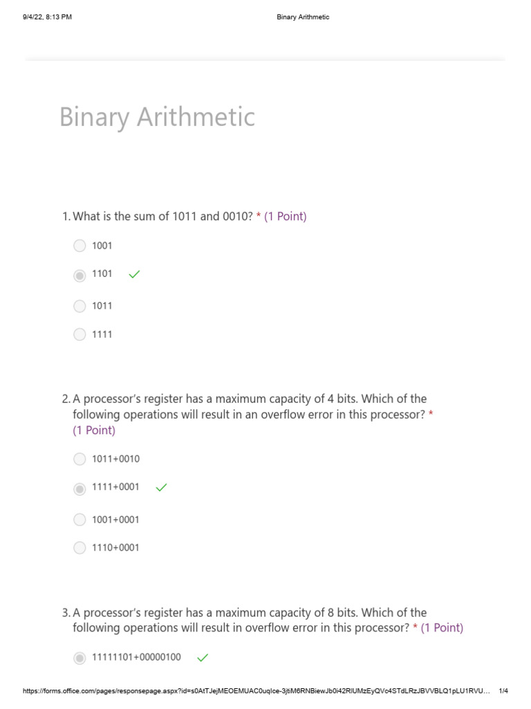Binary arithmetic pdf decimal arithmetic