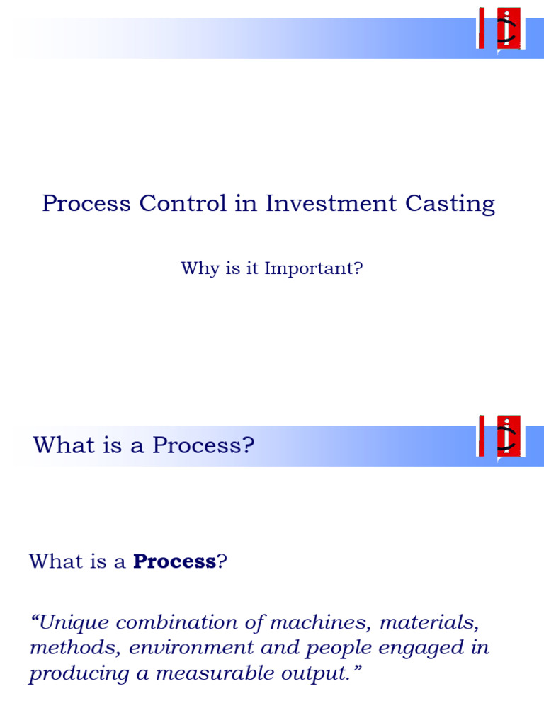 Process Control PDF Dependent And Independent Variables Casting