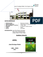 Analisis Literario - ARIEL - Grupal