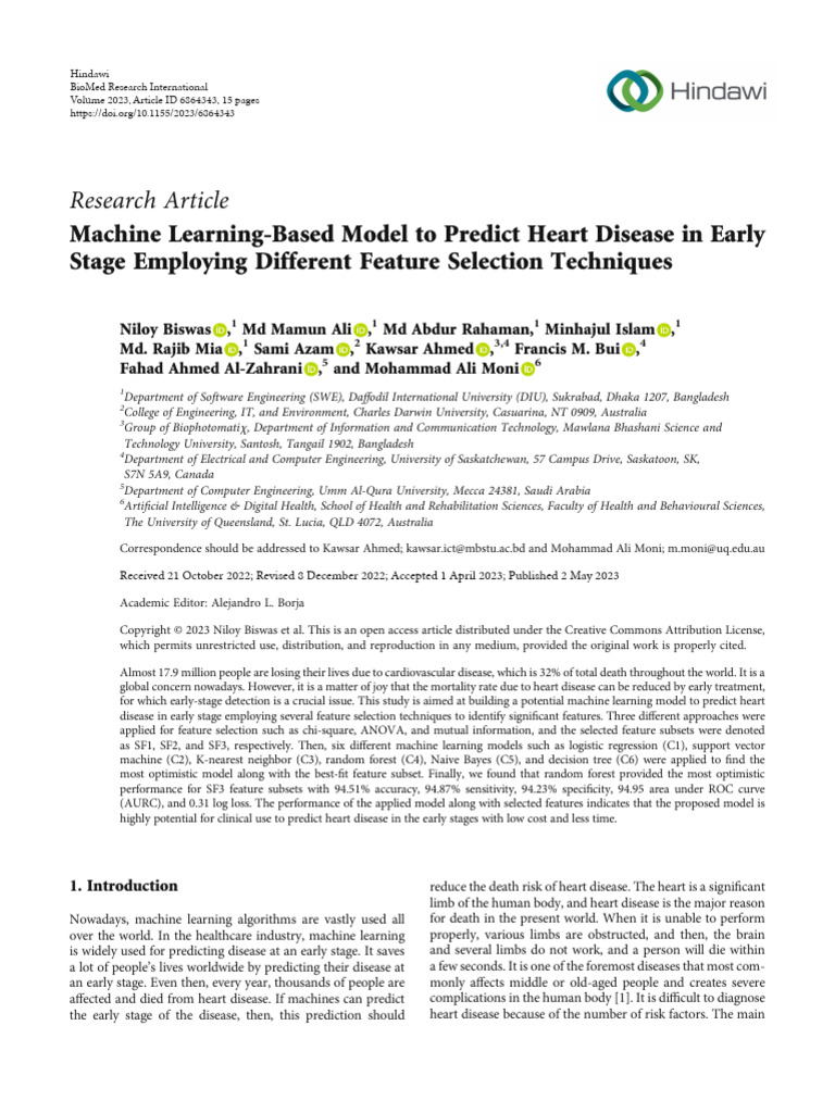Heart Disease rp5 | PDF | Sensitivity And Specificity | Support Vector ...
