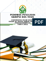 Buku Pedoman Skripsi Dan Tesis Tahun 2022