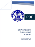 PDF Tugas 10 Rifka Maulidya 1606906906 DL