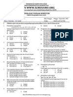 Soal PTS I Qurdis IX