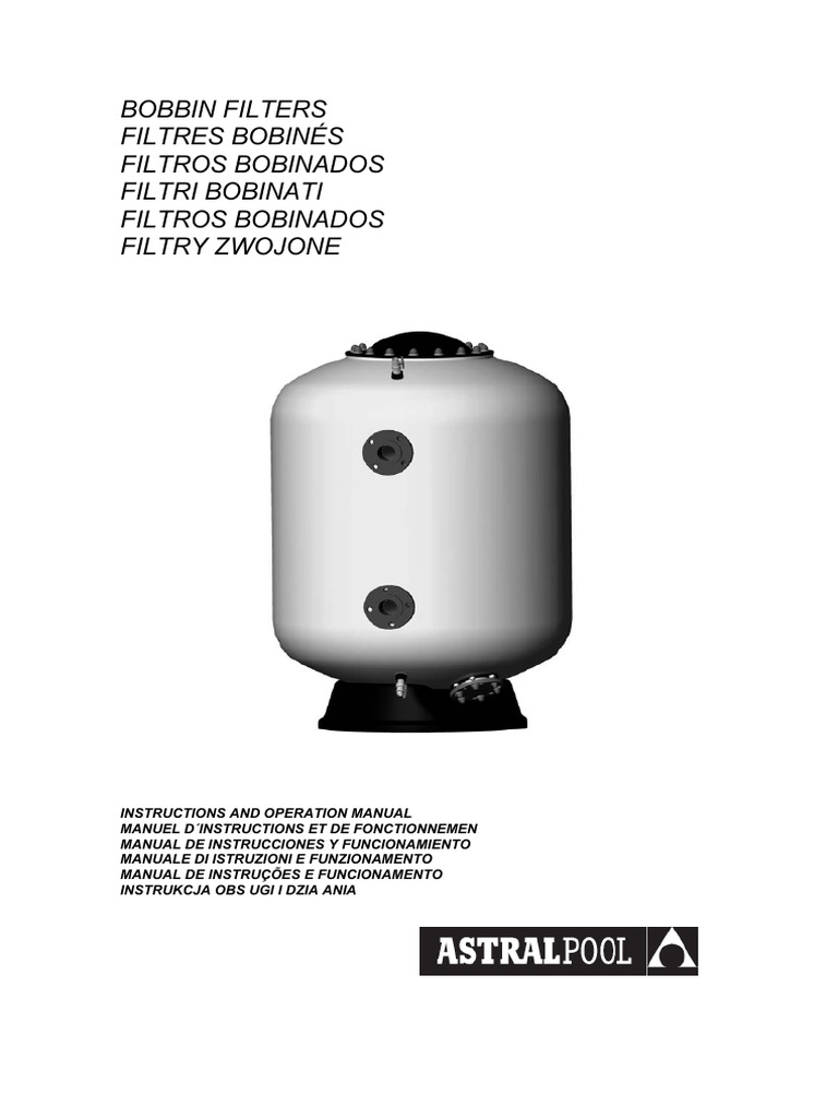 Bobbin Filters Installation Manual | PDF | Filtration | Pump