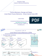 Linear Elastic Fracture Mechanics - Stress Intensity Factor (SIF)