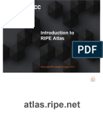 Introduction To RIPE Atlas