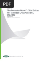 The Forrester Wave™: CRM Suites For Midsized Organizations, Q2 2010