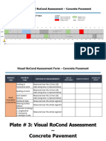 Plate # 4 - Visual RoCond Assessment - Concrete Pavement