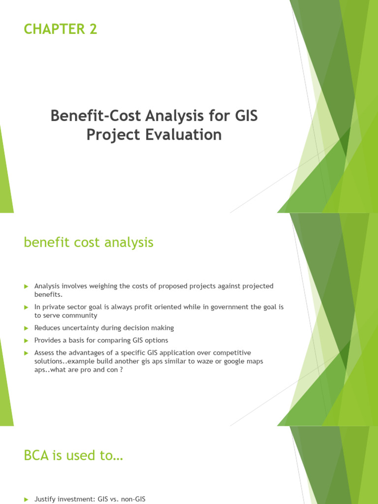 Cost Benefit PDF CostBenefit Analysis Geographic Information System