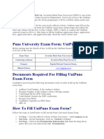 Filling Exam Form Steps