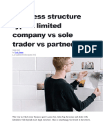 Business Structure Types Legal Doc 2