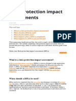 Data Protection Impact Assessments