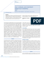 Applied Behaviour Analysis and Standard Treatment in Intellectual Disability 2year Outcomes