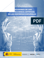 Indicadores Uso IA Empresas Españolas