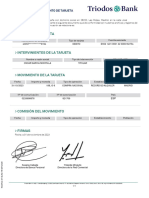 Datos de La Tarjeta