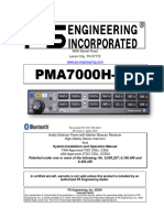 PMA 7000H Installation Manual