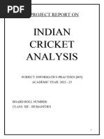 Indian Cricket Analysis