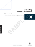 2020 Sample Accounting Information Booklet