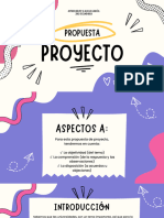 Presentación Diapositivas Propuesta Proyecto para Niños Infantil Juvenil Doodle Colorido Rosa